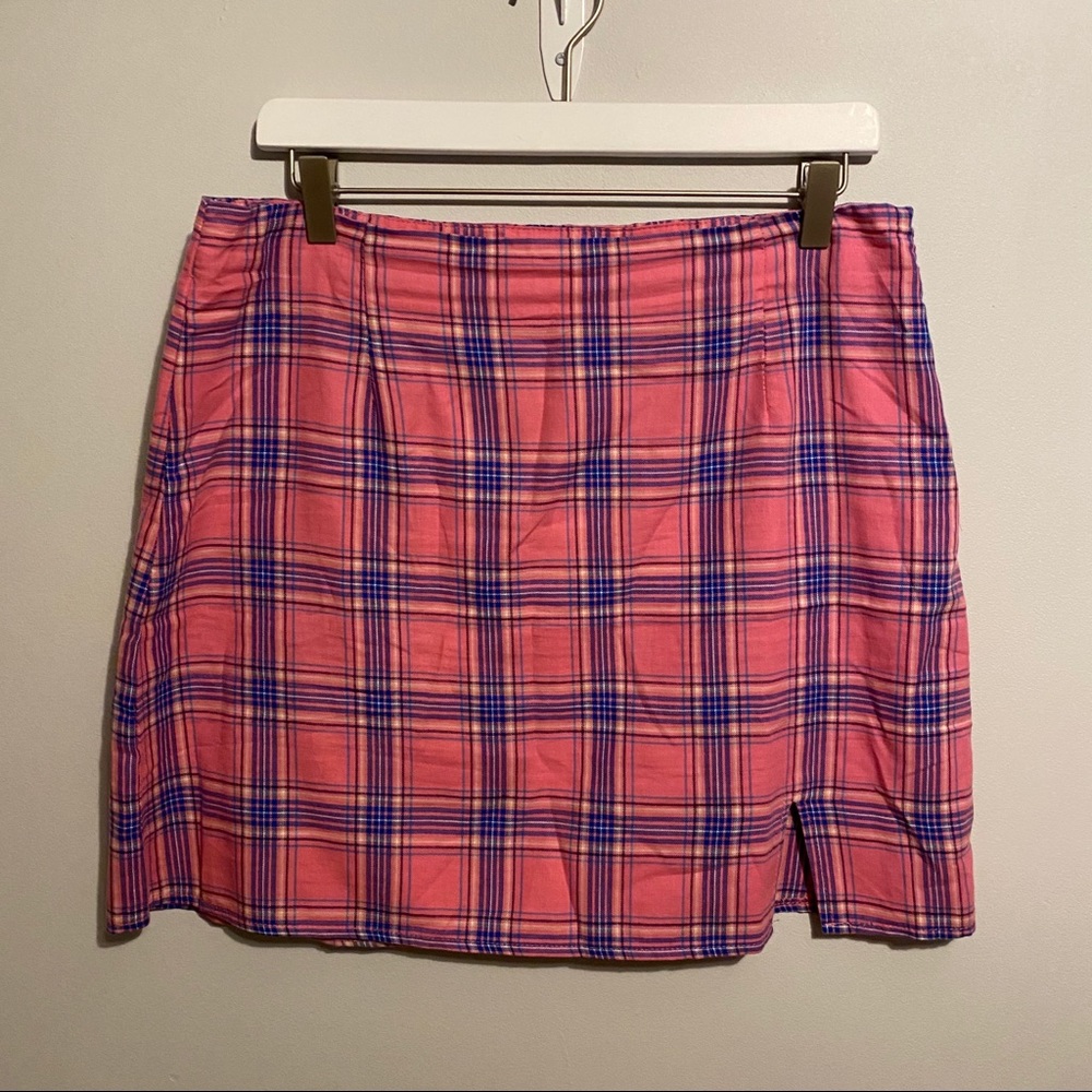 SOLD princess polly “the briggs” plaid mini skirt
